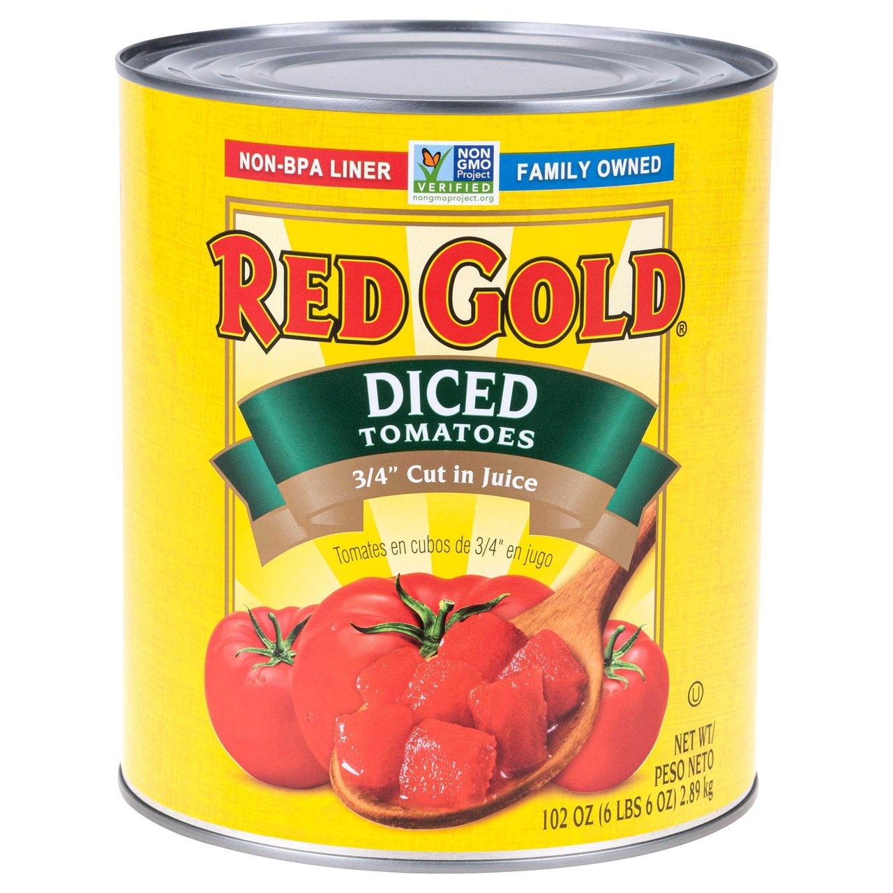 Red Gold Diced Tomatoes #10 Can - Image 1