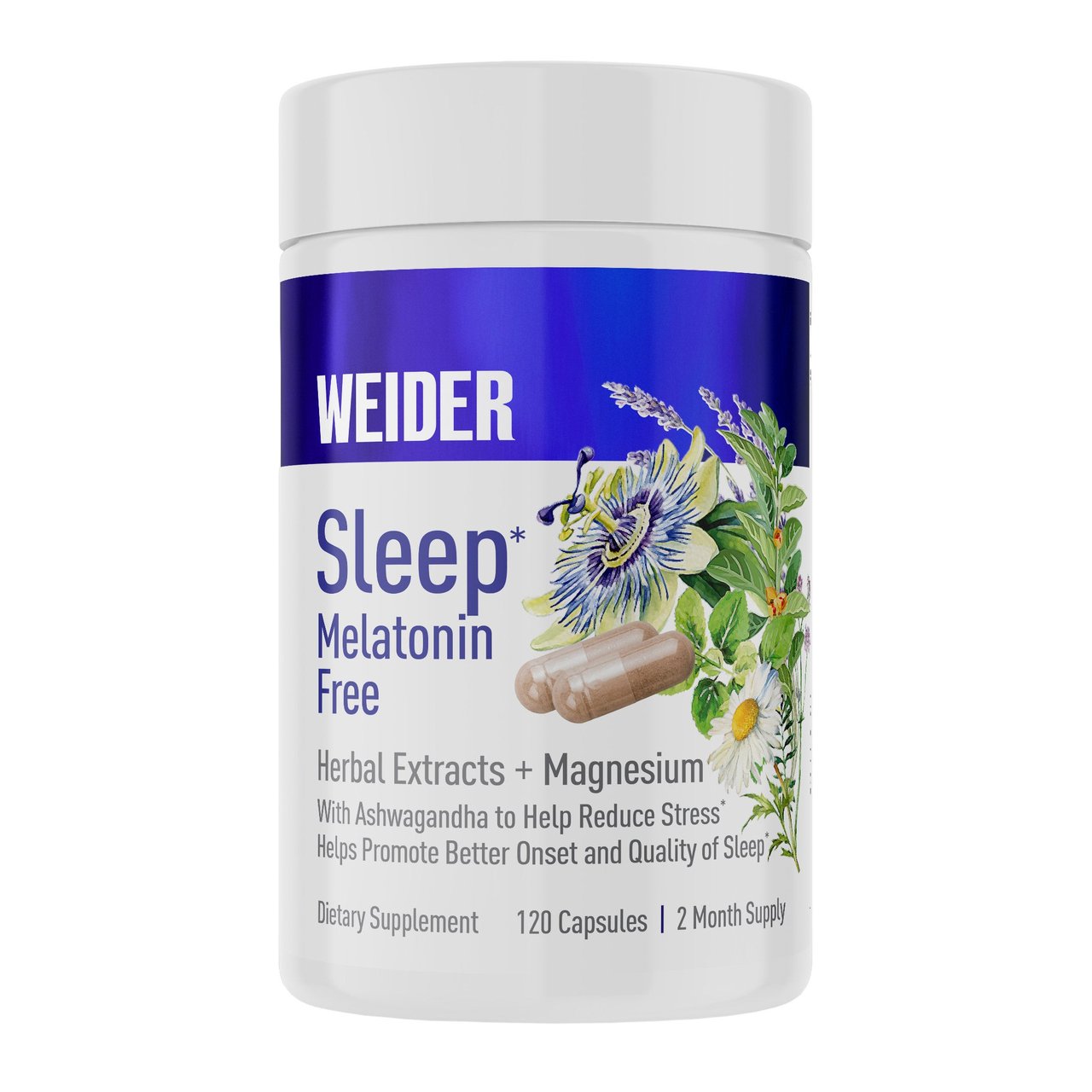 Weider Sleep Melatonin Free 120 CT