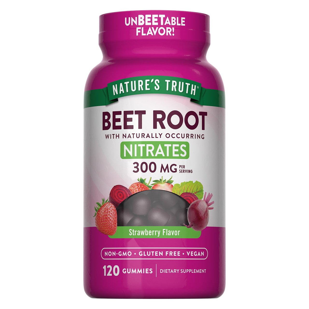 Nature's Truth Beet Root Gummy 300mg 120ct - Image 1