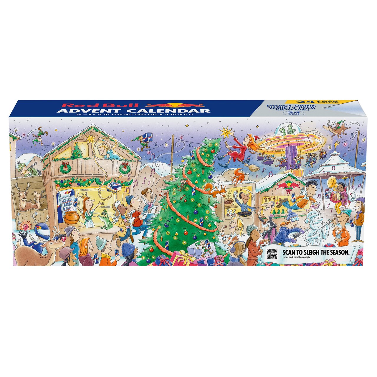 Red Bull Advent Calendar 24 Pack, 8.4 oz Cans - Image 1