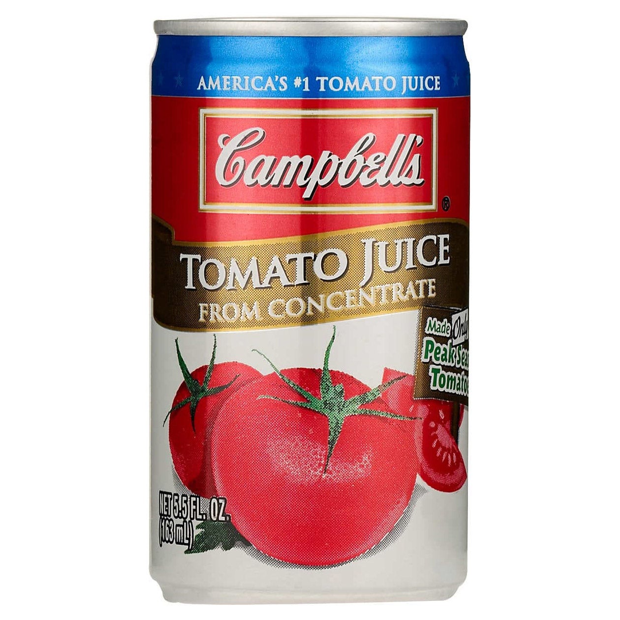 Campbell's 100% Tomato Juice, 5.5 fl oz, 48 ct - Image 1