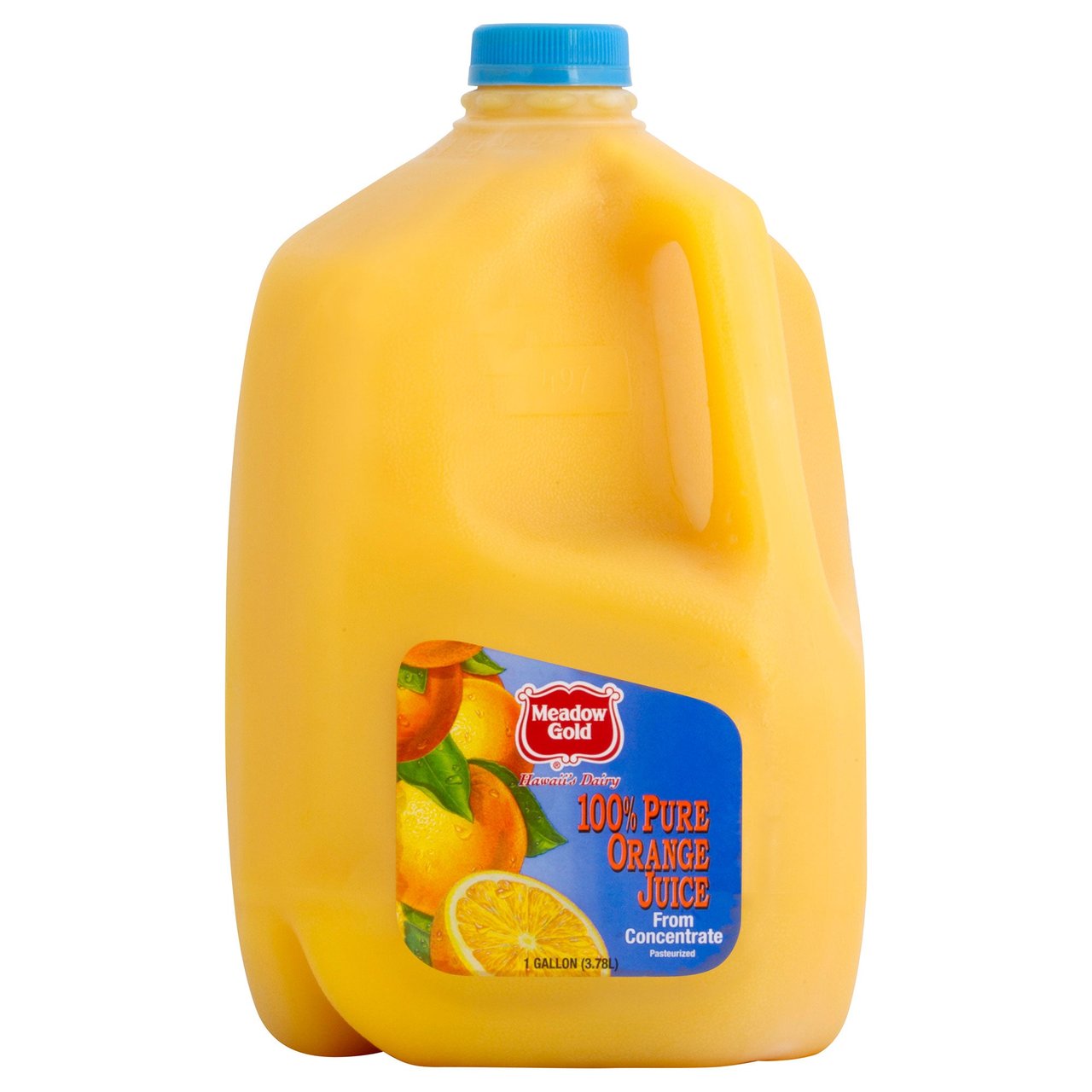 Meadow Gold 100% Orange Juice, 1 Gallon - Image 1