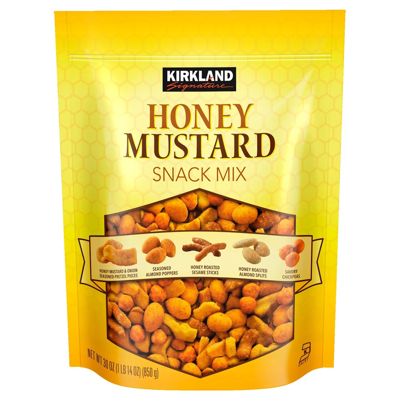 Kirkland Signature Honey Mustard Snack Mix, 30 oz - Image 1