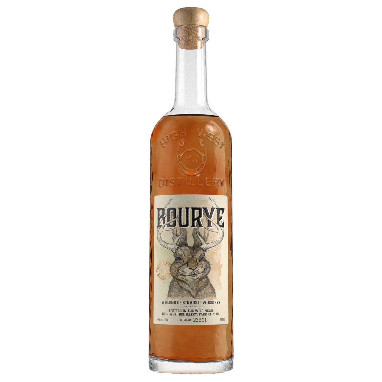 High West Bourye Whiskey Bourbon Blend Park City, Utah 750ml