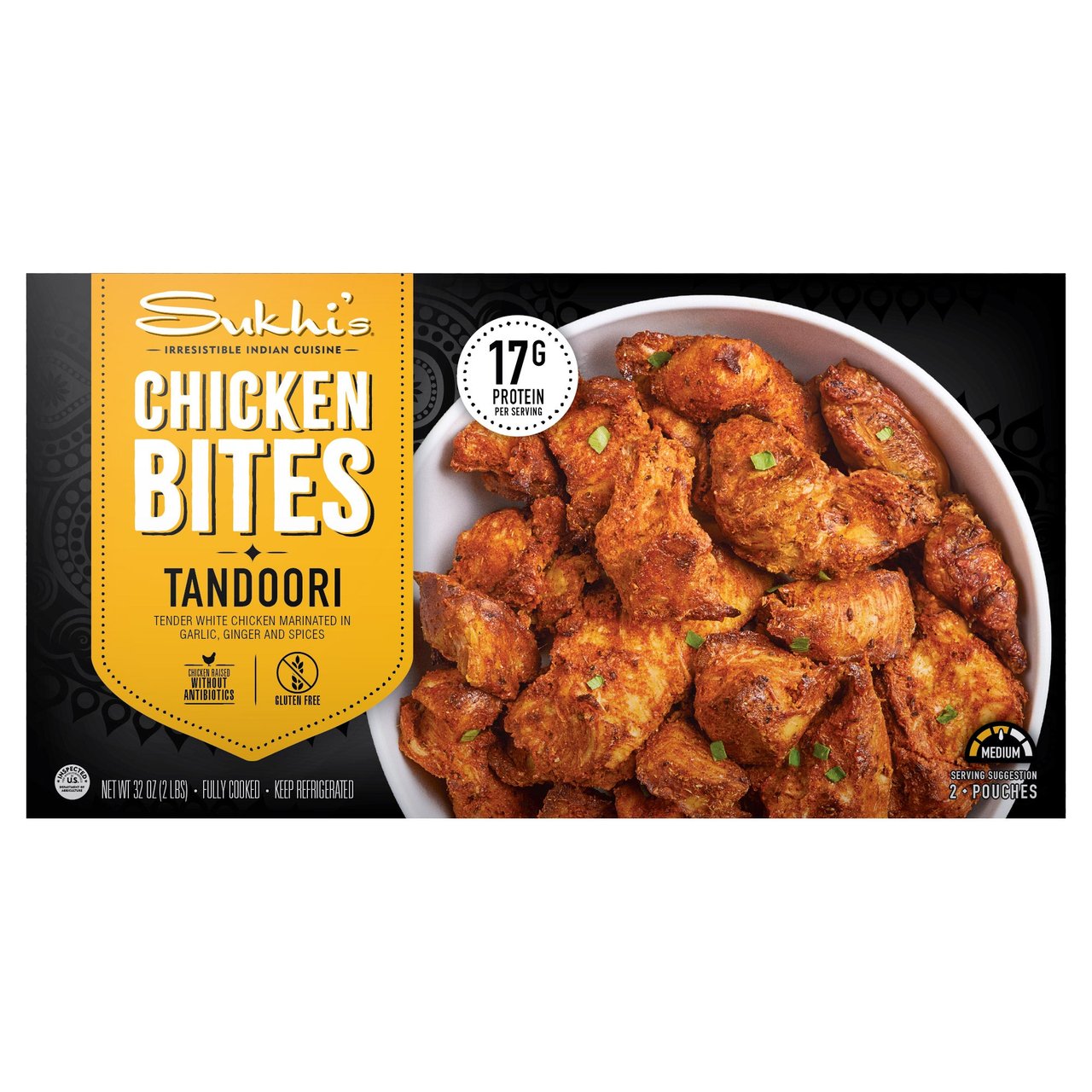 Sukhi's ABF Tandoori Chicken Bites 36 oz - Image 1