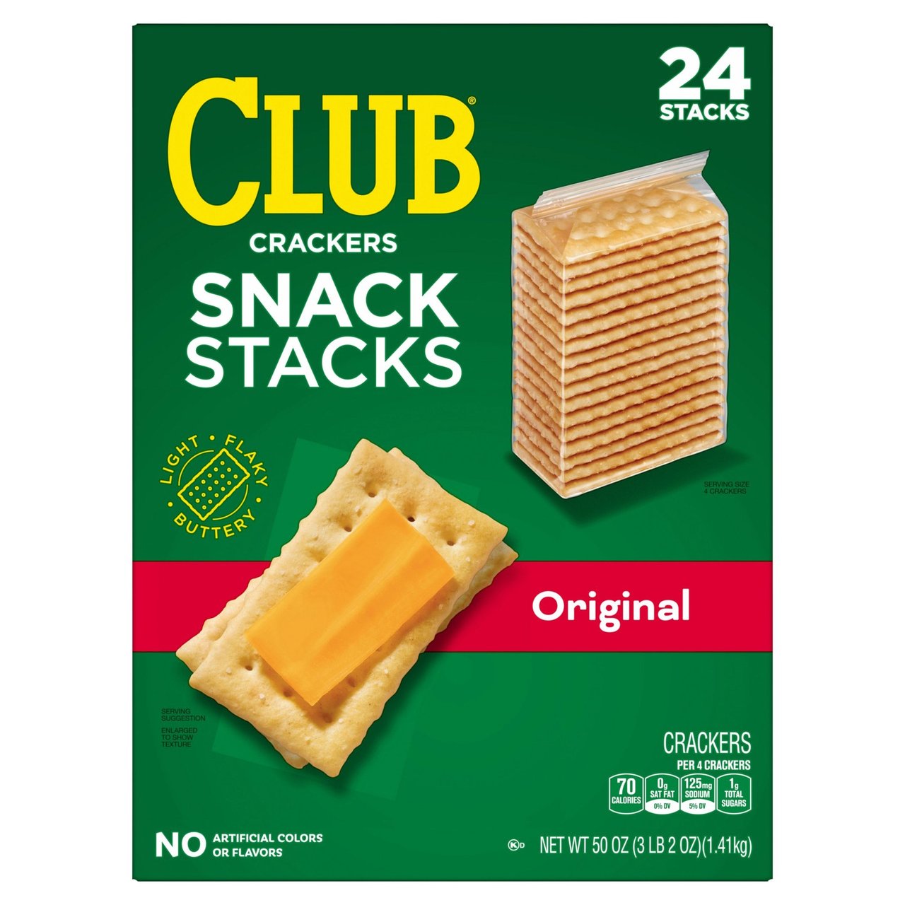 Kellogg's Club Crackers Snack Stacks 50 oz - Image 1