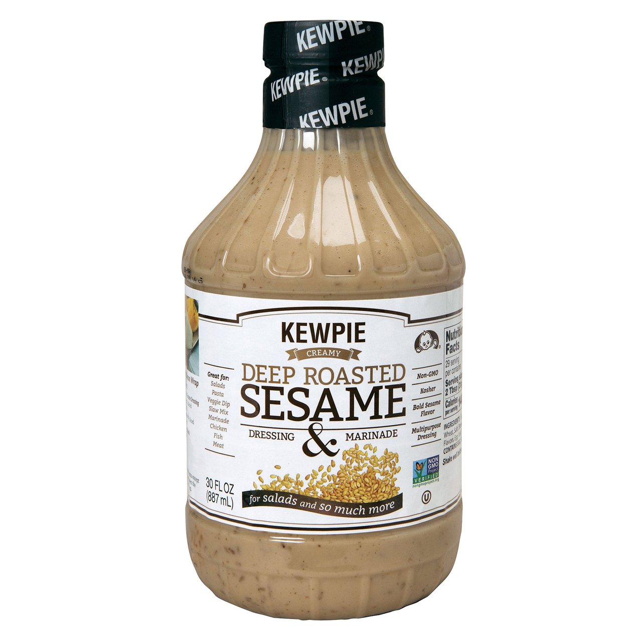 Kewpie Deep Roasted Sesame Dressing 30 oz - Image 1