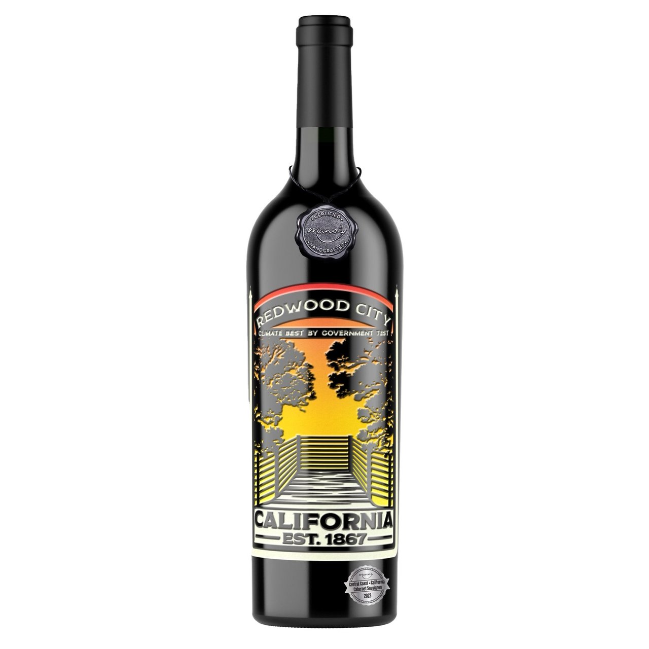Redwood Vineyards Etched Cabernet Sauvignon Central Coast 750mL - Image 1