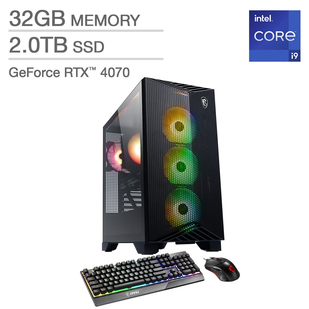 MSI Aegis R2 Gaming Desktop with NVIDIA GeForce RTX 4070 - Image 1