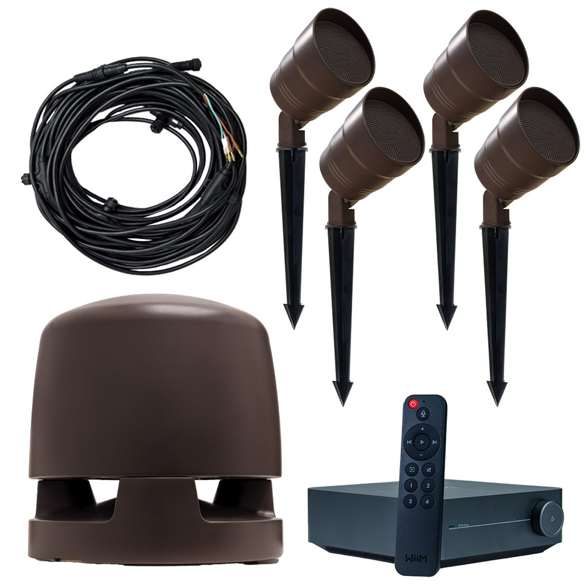 VOLT OHM 4.1 Outdoor Audio System with WiiM Amplifier - Image 1