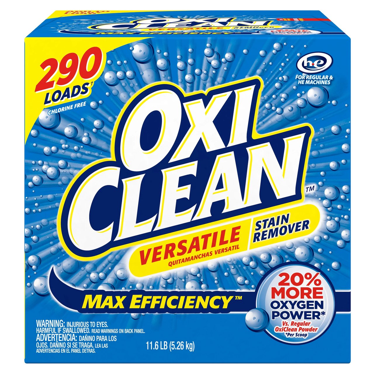 OxiClean Versatile Stain Remover 290 Loads, 11.6 lbs - Image 1