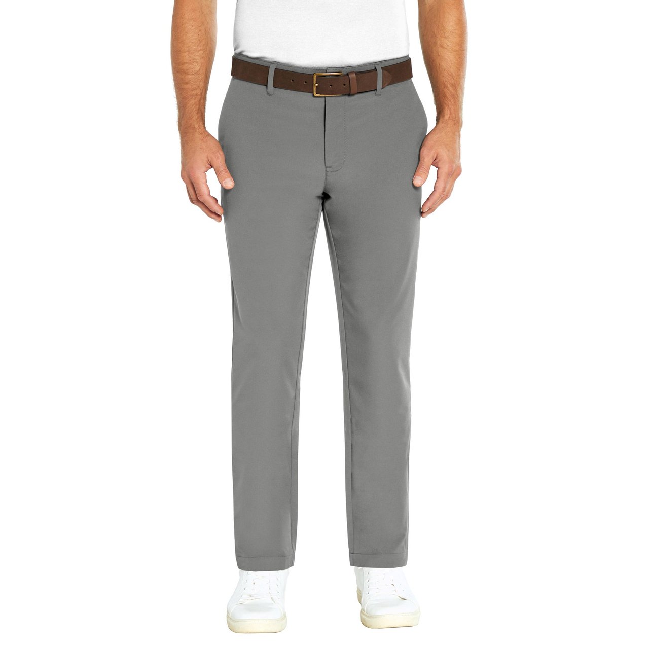 slim fit dress slacks Athletic Fit Stretch Suit Pants - Deep Olive 32W