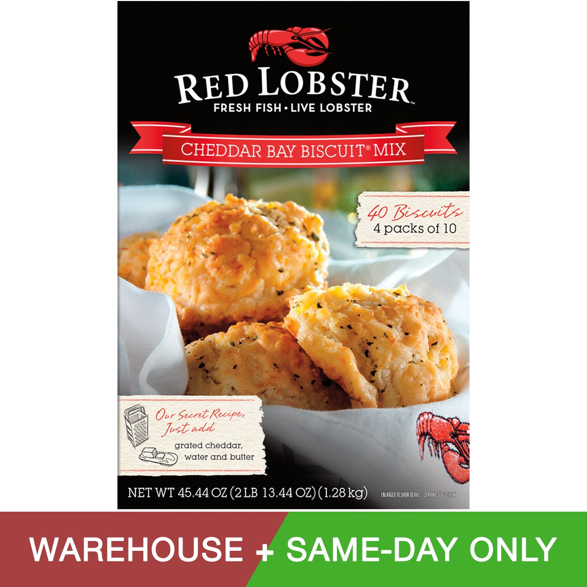 Red Lobster Cheddar Bay Biscuits 45.4 oz - Image 1