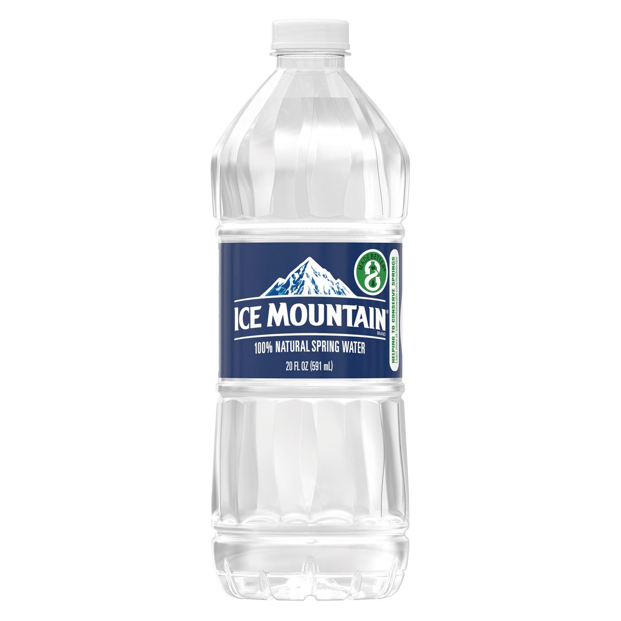 Ice Mountain 100% Natural Spring Water, 20 fl oz, 28 ct - Image 1