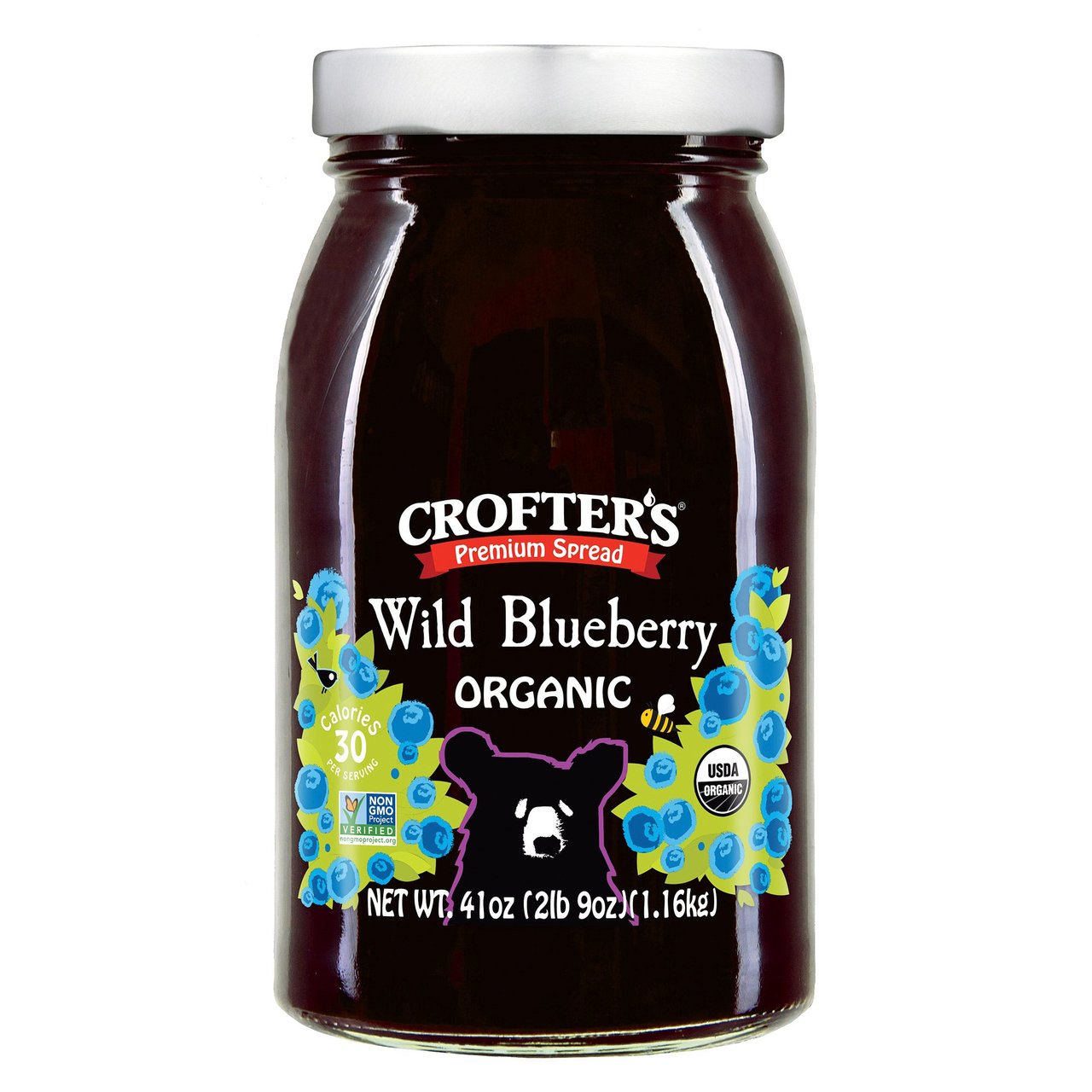 Crofter's Organic Wild Blueberry Spread 41 oz - Image 1