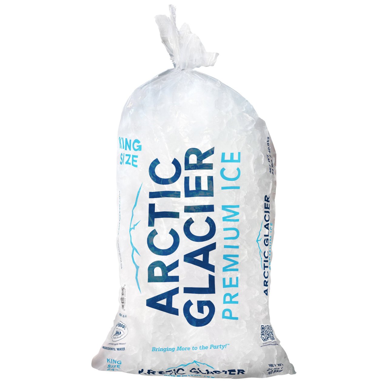Arctic Glacier Cocktail Ice 24 lb - Image 1