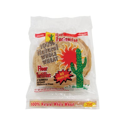 Las Fortunitas 8" Whole Wheat Tortillas, 40 ct