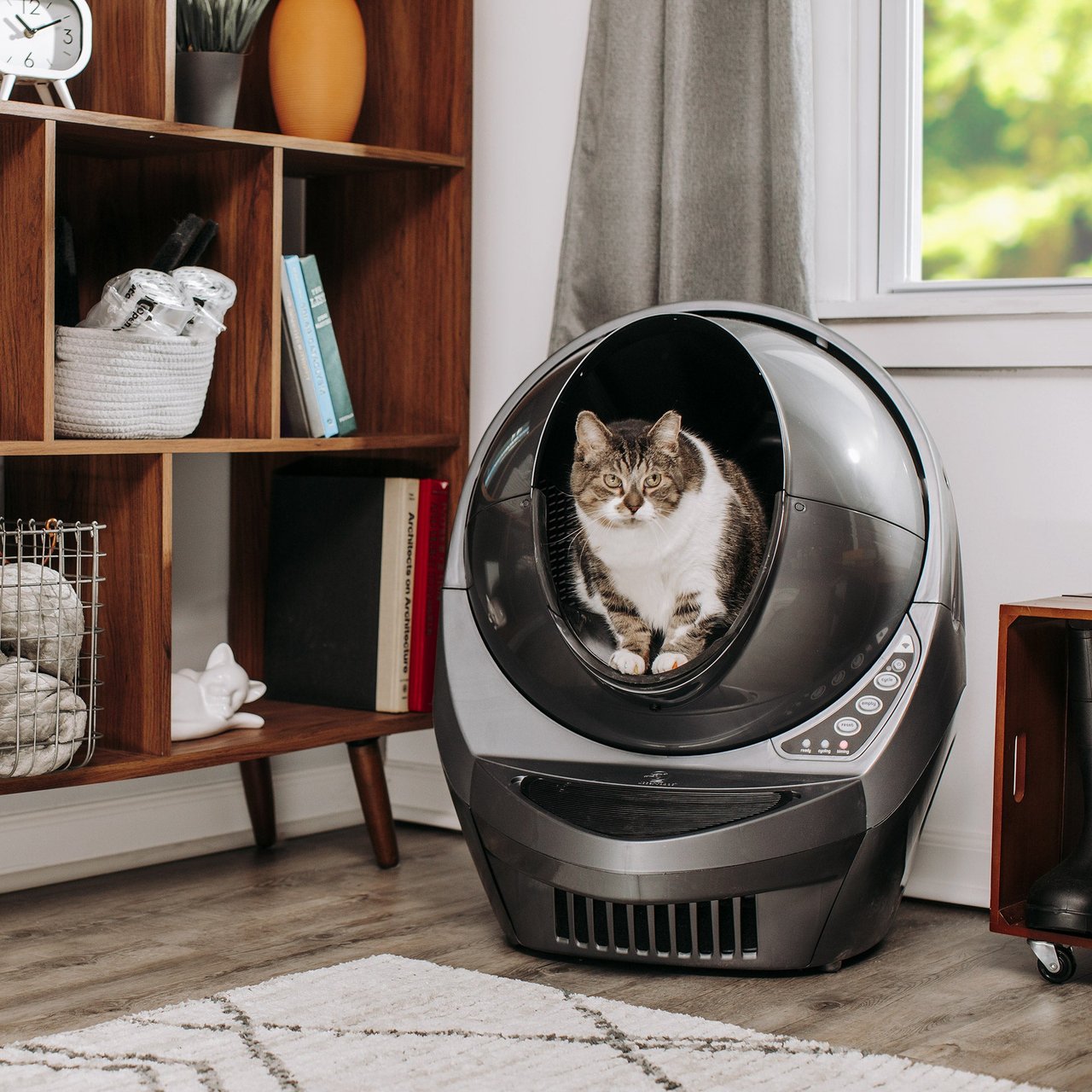 Litter-Robot 3 Connect Basic Bundle Gray - Image 1