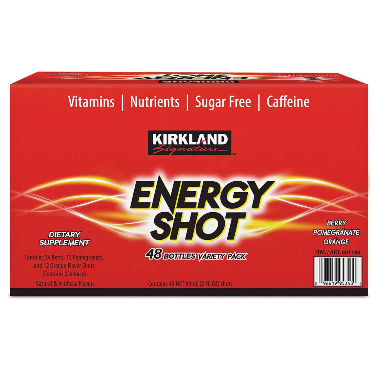 Kirkland Signature Energy Shot, 48 Count x 2 Ounce - Image 1