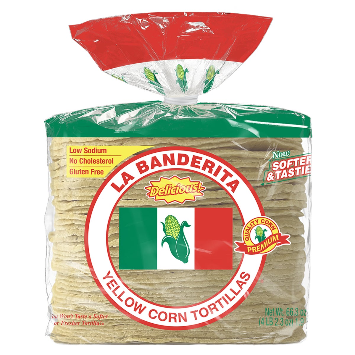 La Banderita Yellow Corn Tortillas, 80 ct