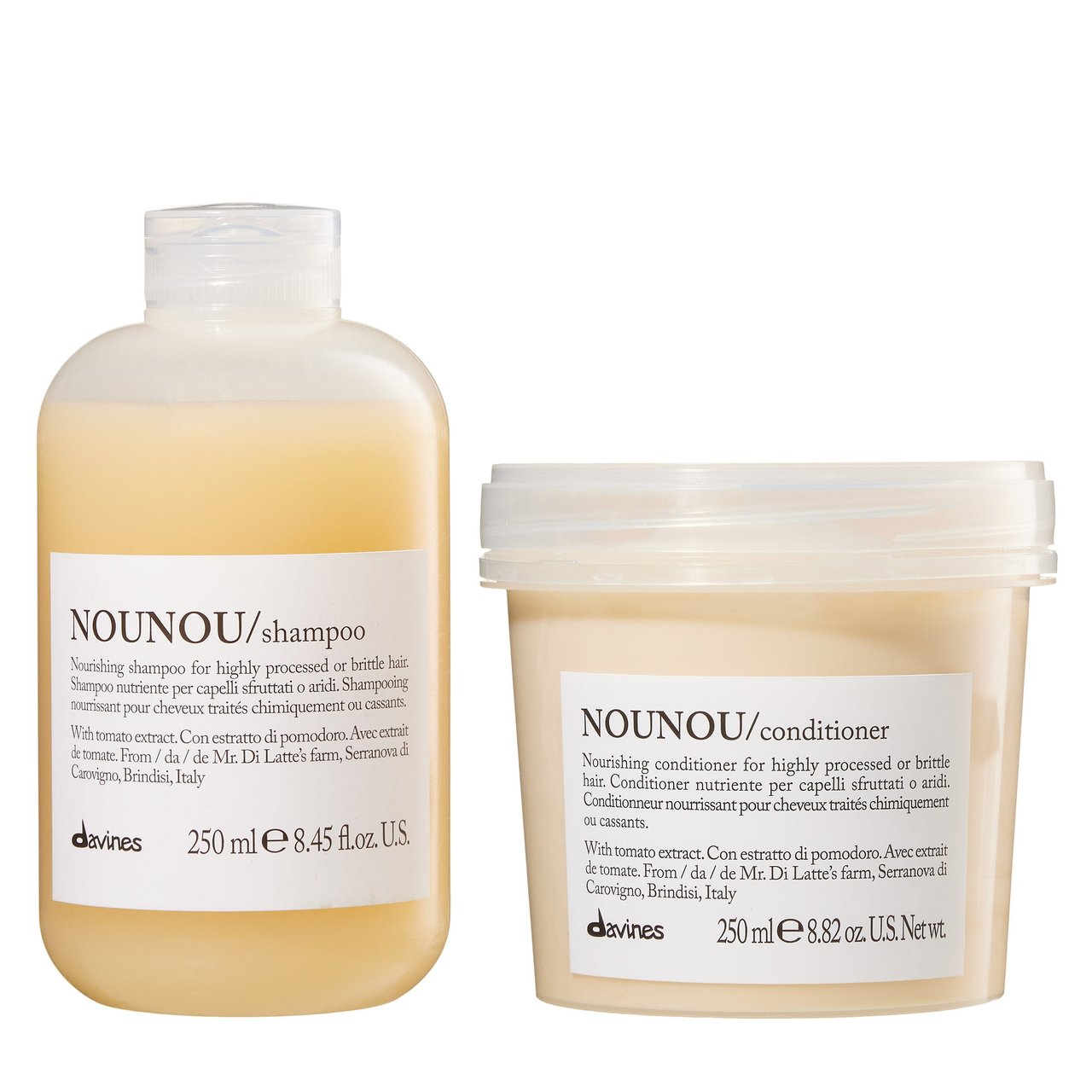 Davines NOUNOU Nourishing Shampoo & Conditioner Combo - Image 1