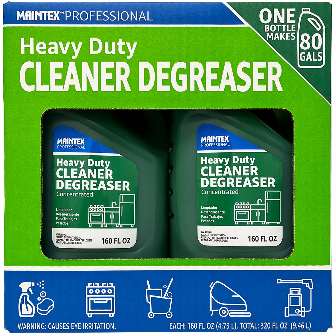 Maintex Heavy Duty Degreaser, 2-Pack, 160 oz Each - Image 1