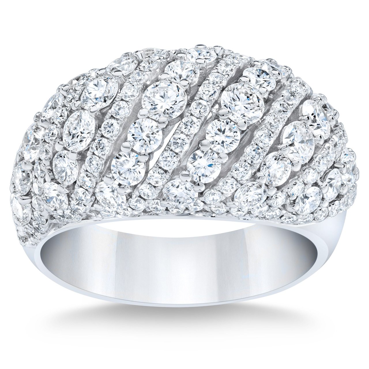 14kt White Gold VS2 I Color 2.60 ctw Round Brilliant Diamond Ring - Image 1