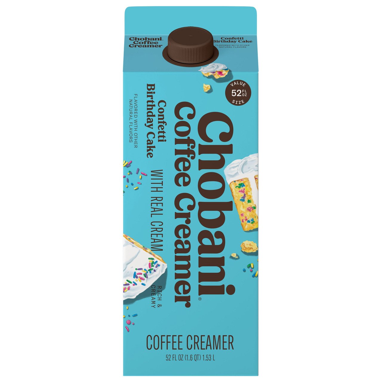 Chobani Confetti Birthday Cake Coffee Creamer, 52 oz - Image 1