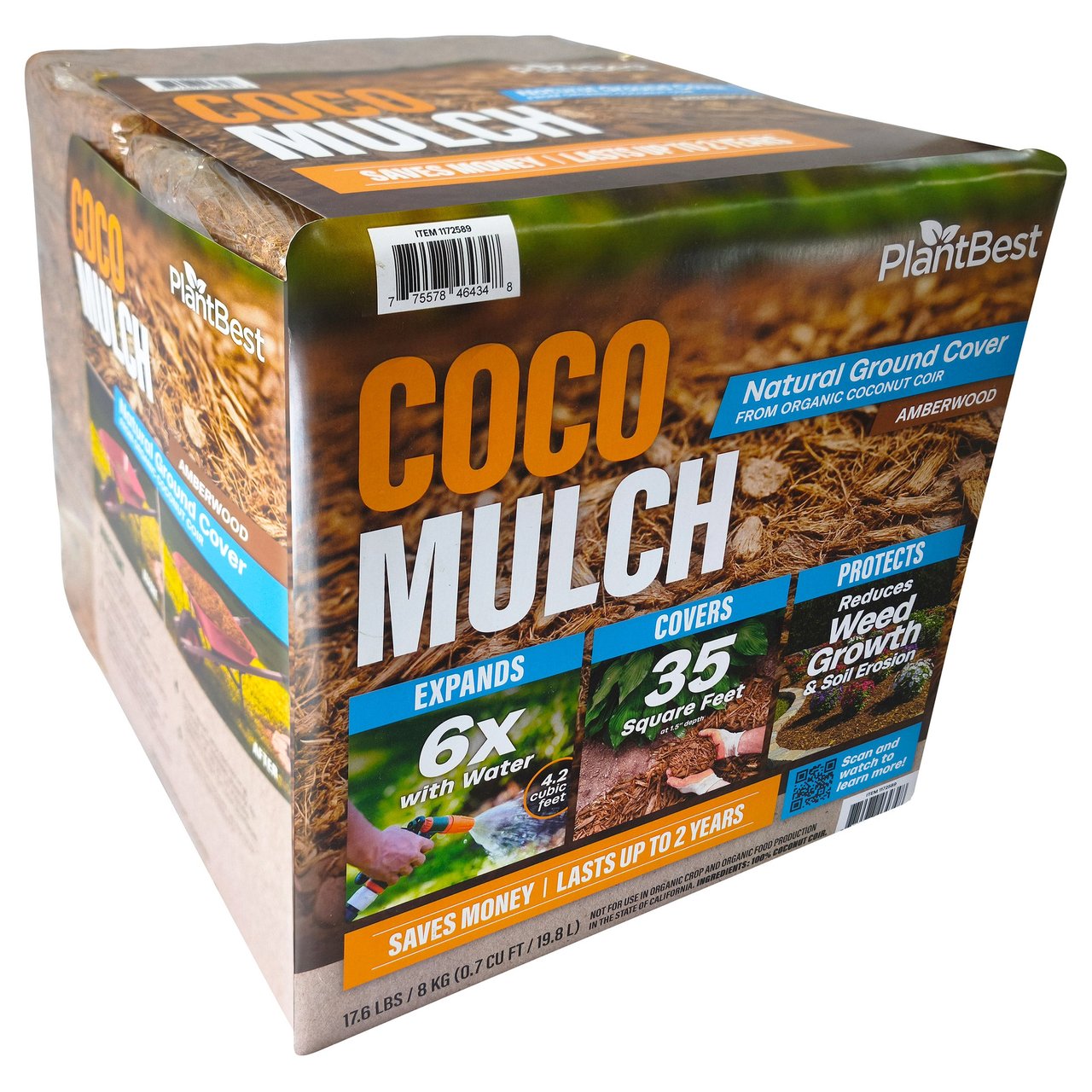 MegaMulch Expanding Coconut Coir, 2-Pack (#1172589) - $18.99