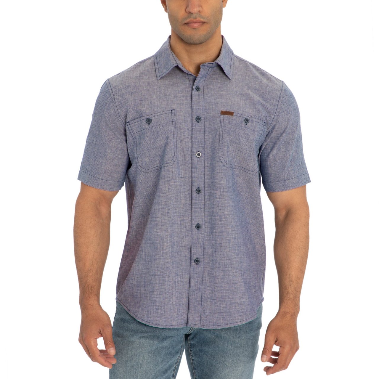 Orvis Men's Short Sleeve Woven Tech Shirt - Image 1