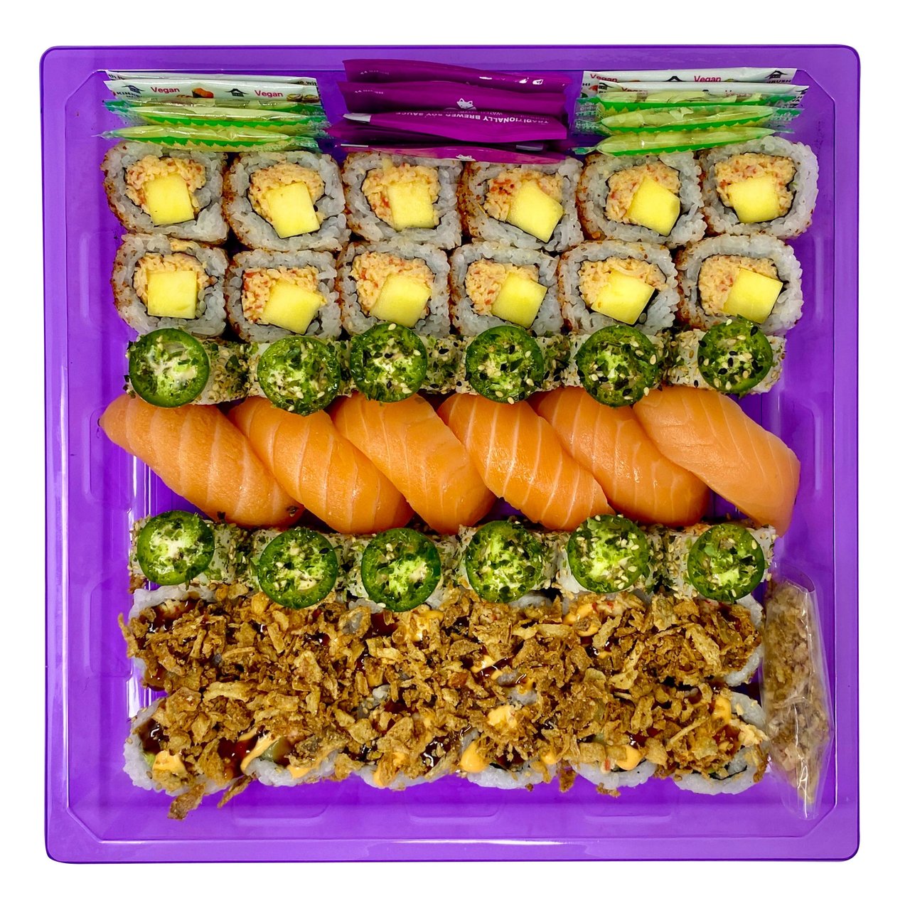 Snowfox Fresh Sushi Party Platter, 42 pc, 38.1 oz