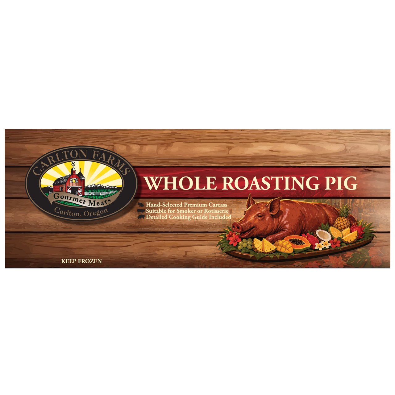 CARLTON FARMS WHOLE ROASTING PIG PRICE PER POUND - Image 1