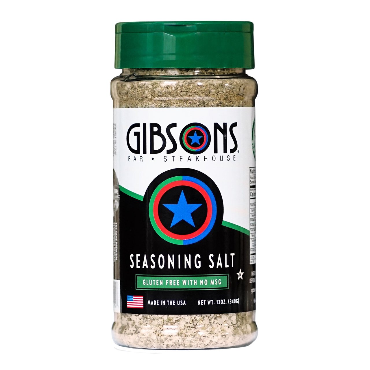 Gibson's Steakhouse Seasoning Salt 12 Ounce Container - Image 1
