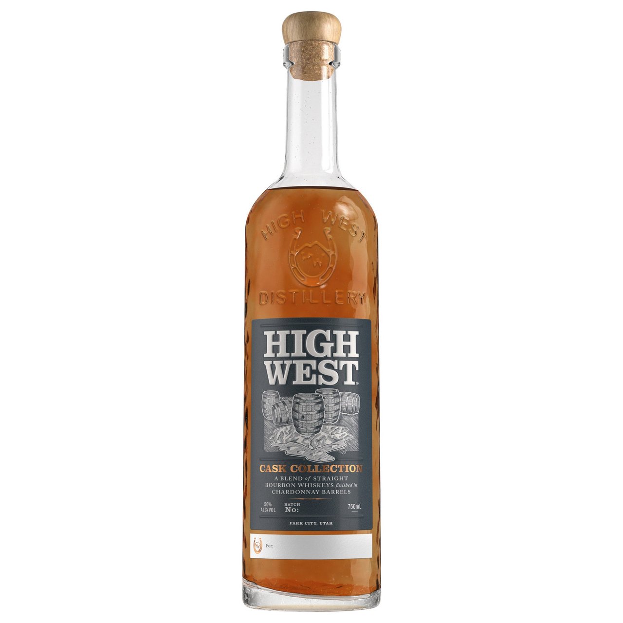 High West Bourbon Chardonnay Cask Utah 750ml - Image 1
