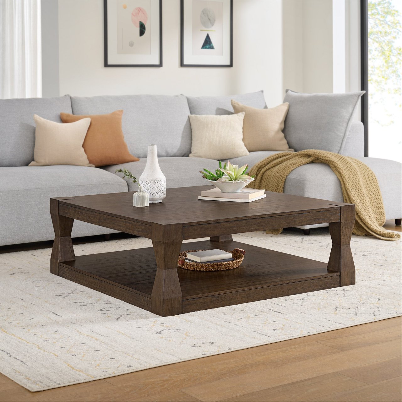 Foremost Home Kingswood 45" Square Coffee Table - Image 1