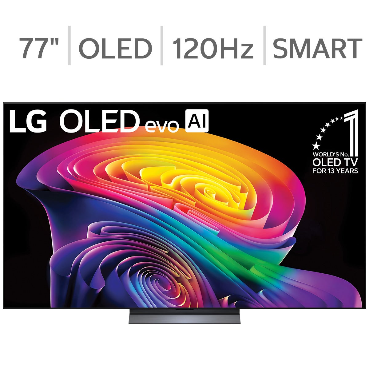 LG 77" Class OLED evo AI C6H 4K UHD Smart TV (OLED77C6HUA) - Image 1