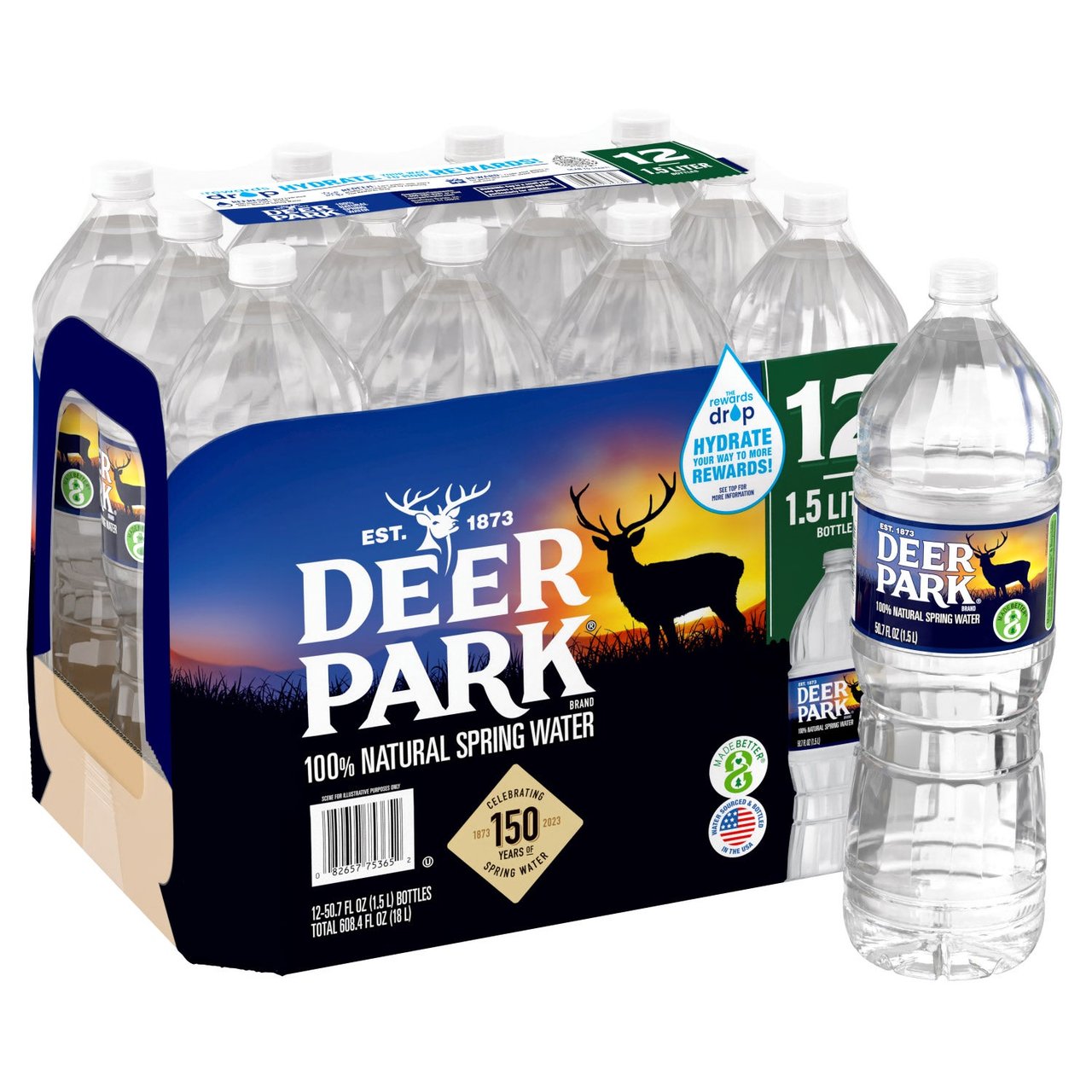 Deer Park Spring Water 12-Pack 1.5L (19.01 Quarts)