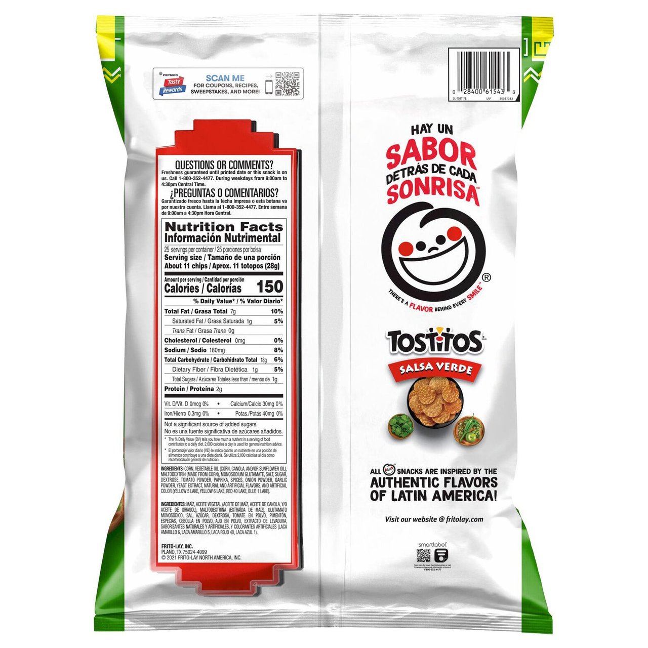 Costco Tostitos Salsa Verde 25 Ounces (#1055636) - $6.59 (down from $7.29)