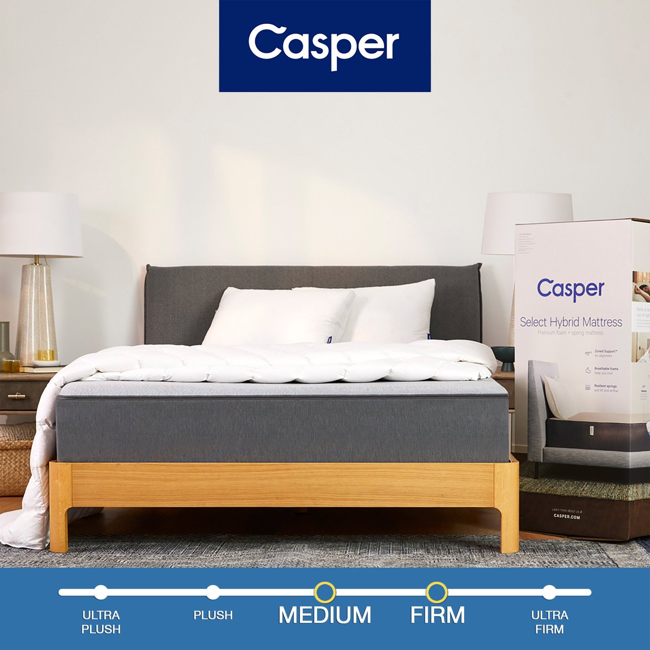 Casper Hybrid Mattress Queen (#1539984) - $799.99