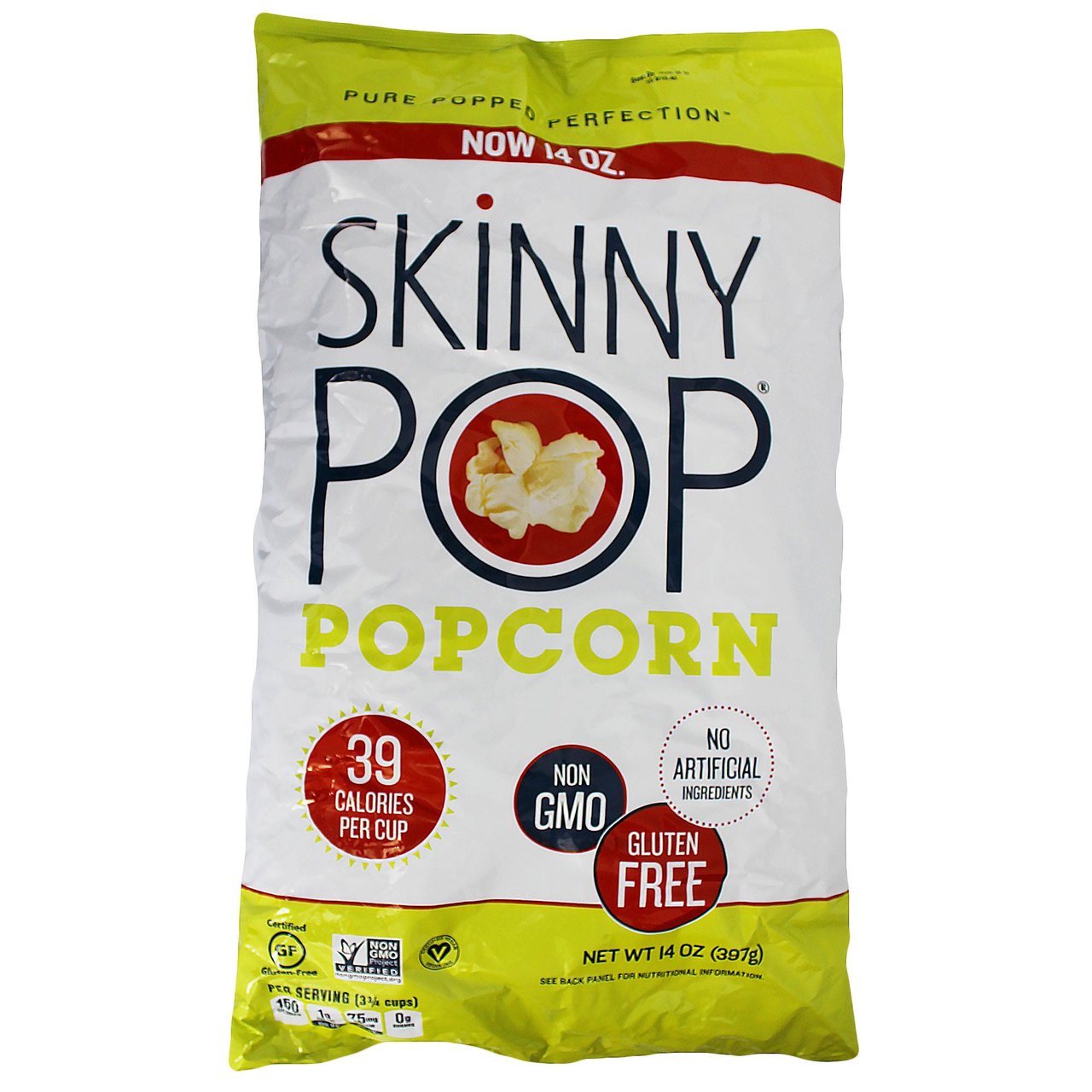 SkinnyPop Original Popcorn, 14 oz - Image 1