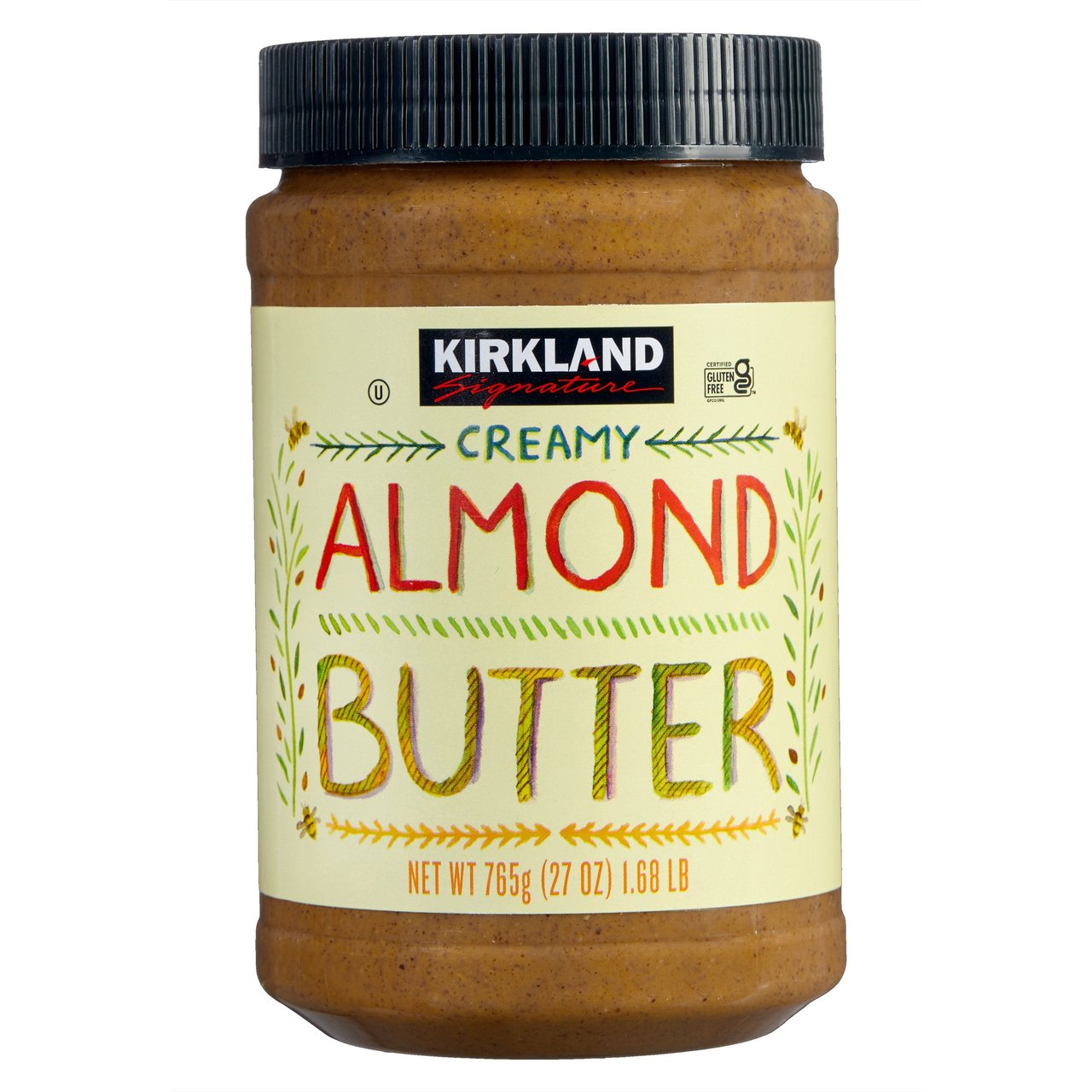 Kirkland Signature Creamy Almond Butter, 27 oz - Image 1