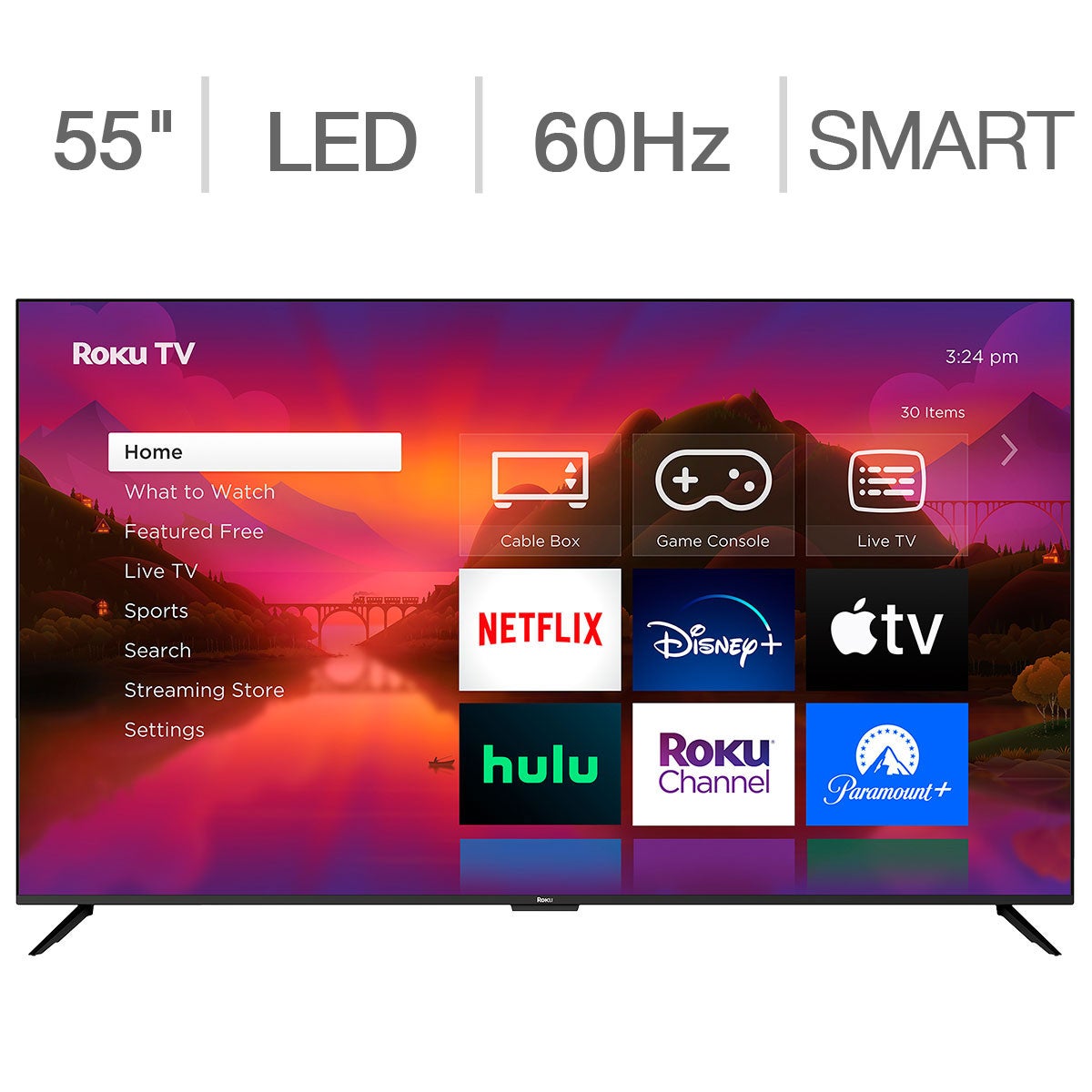 Roku 55R4A6 55" Class (54.6" Diag) 4K UHD LED LCD TV - Image 1