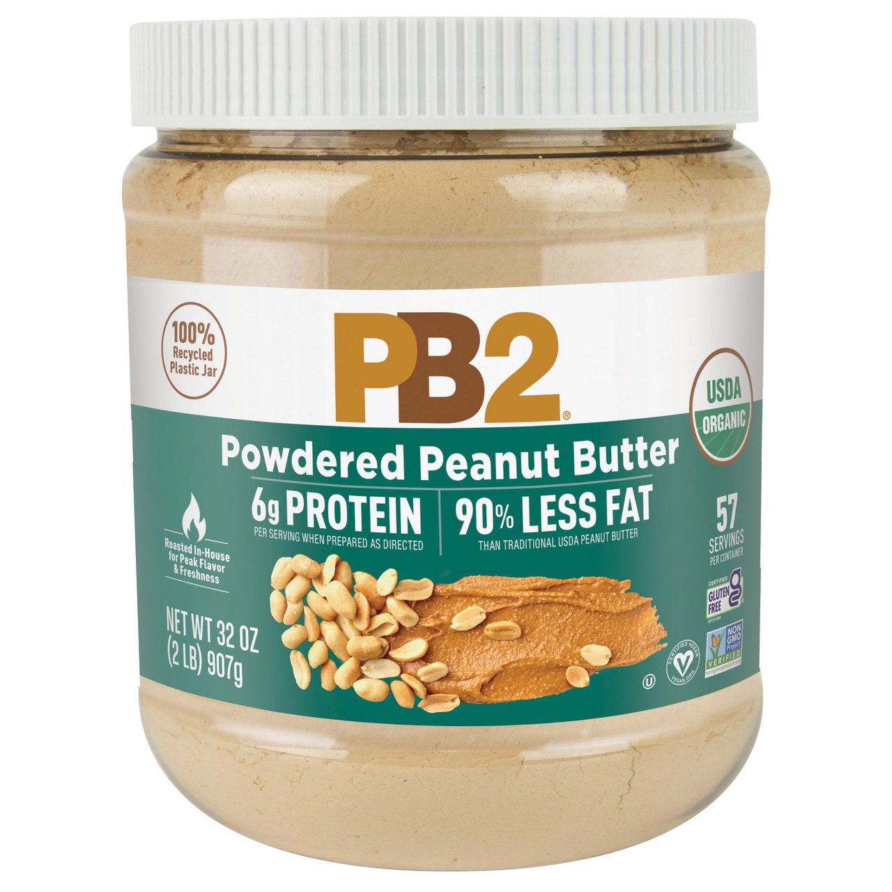 PB2 Organic Powdered Peanut Butter, 32 oz - Image 1