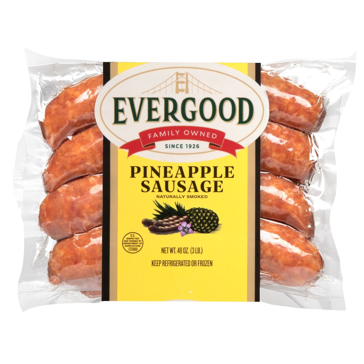 Evergood Pineapple Sausage 48 oz - Image 1