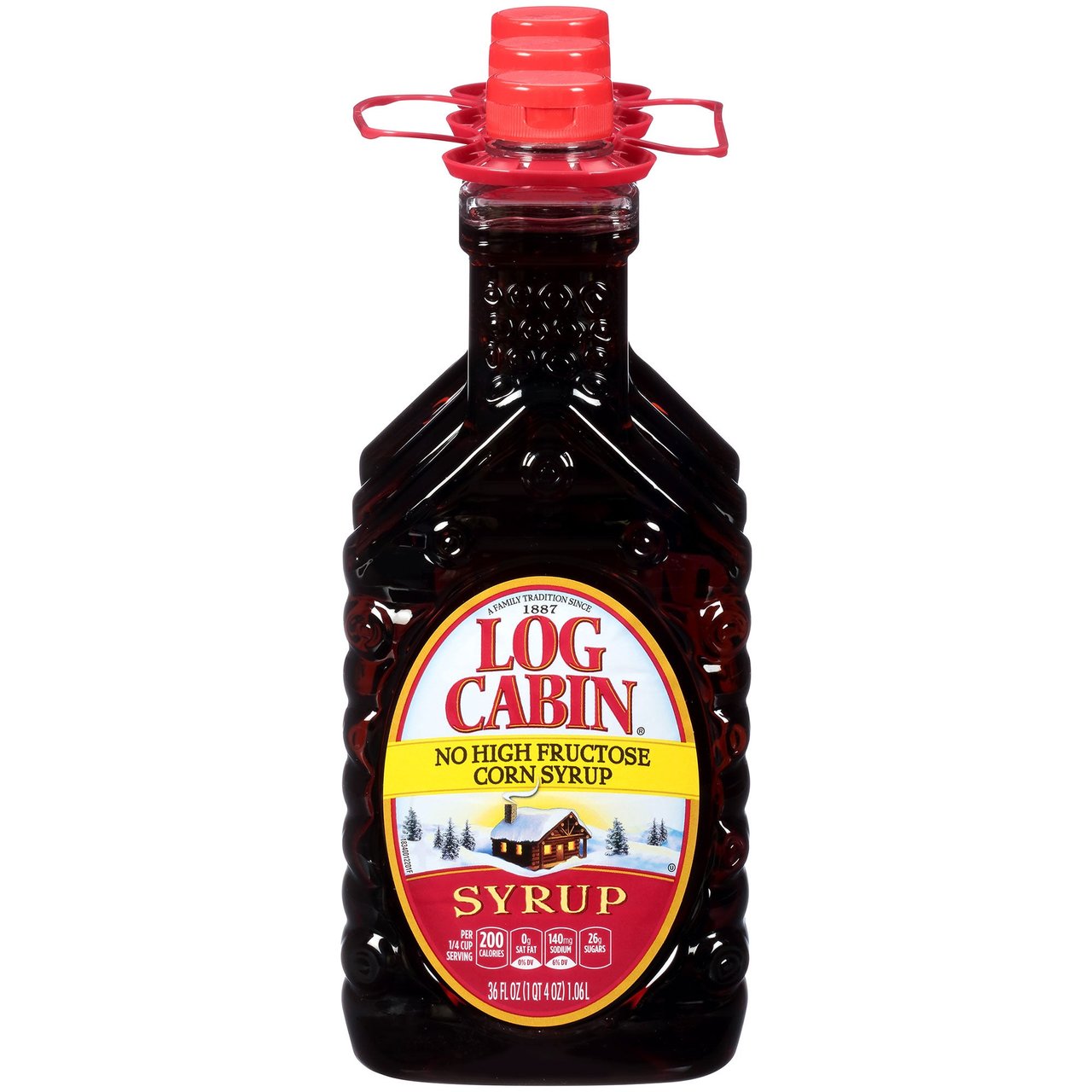Log Cabin Original Syrup, 3 x 36 oz