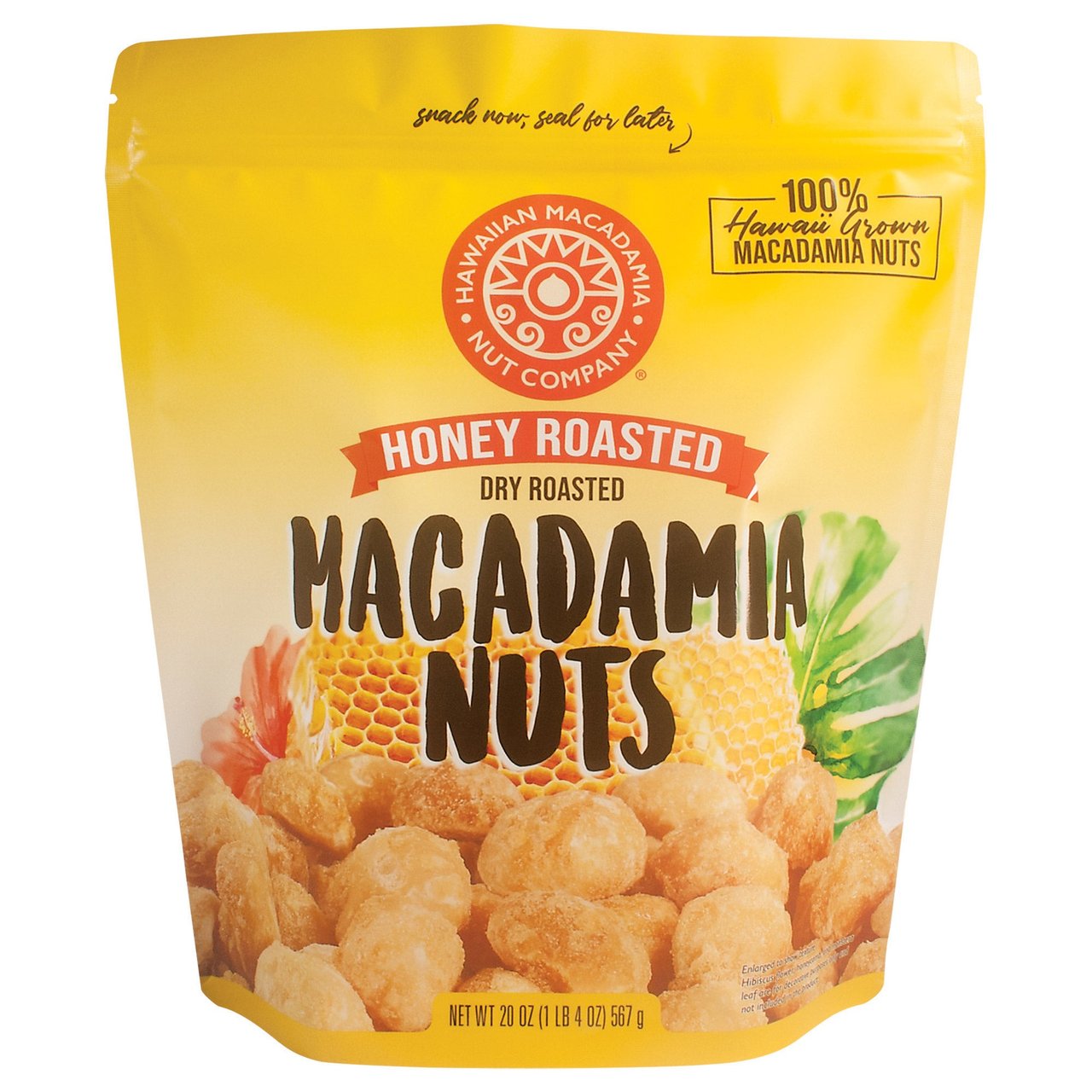 Hawaiian Macadamia Co. Honey Roasted Macadamia Nuts 20 oz - Image 1