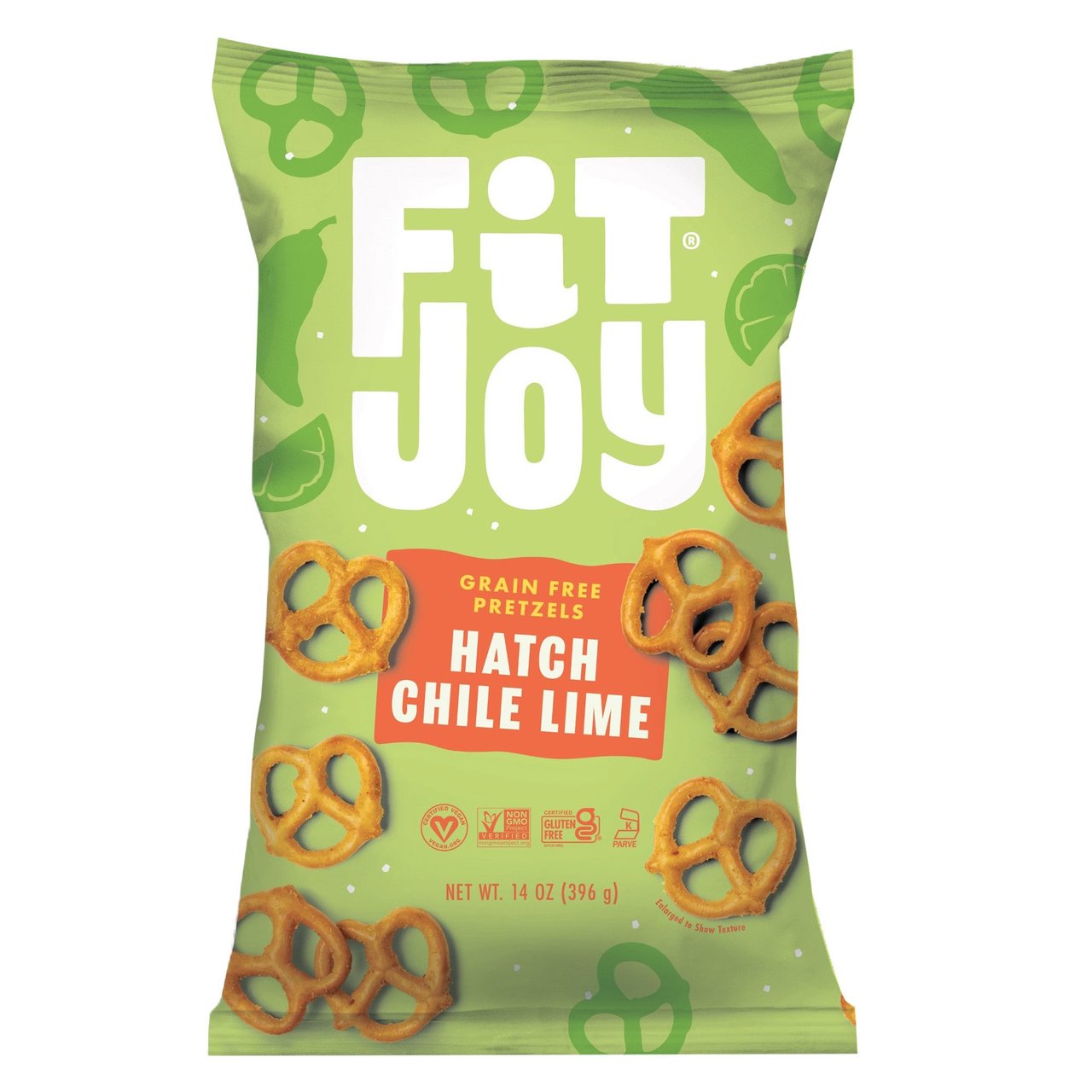 FitJoy Foods Hatch Chile Lime Pretzel Twists 14 oz - Image 1