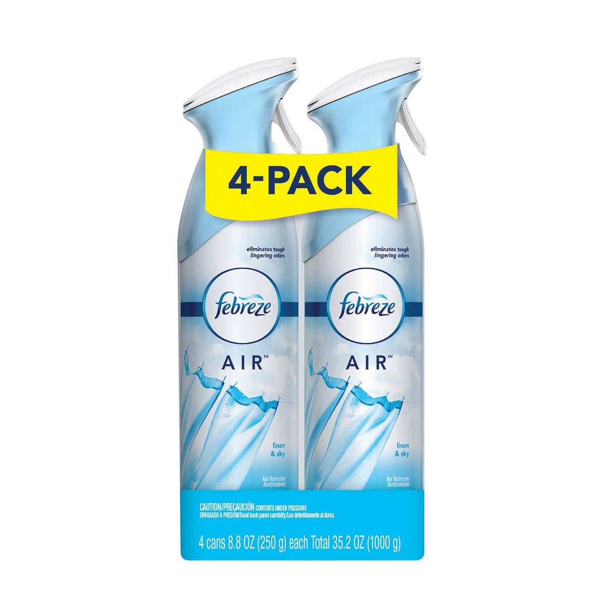 Febreze Air Effects Linen & Sky Air Freshener Spray, 4-Pack, 8.8 oz Each - Image 1