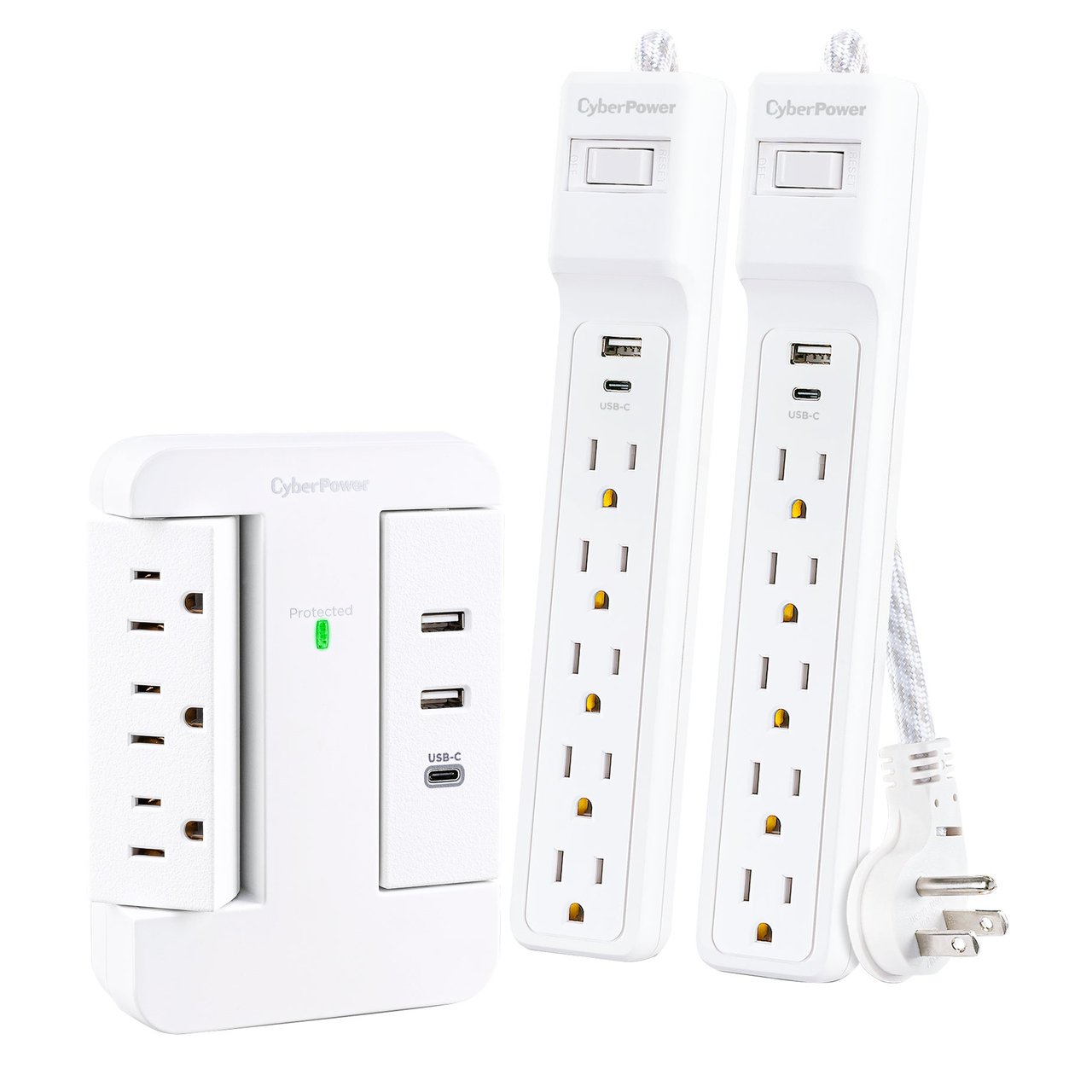 CyberPower Surge Protector 3 Pack - Image 1