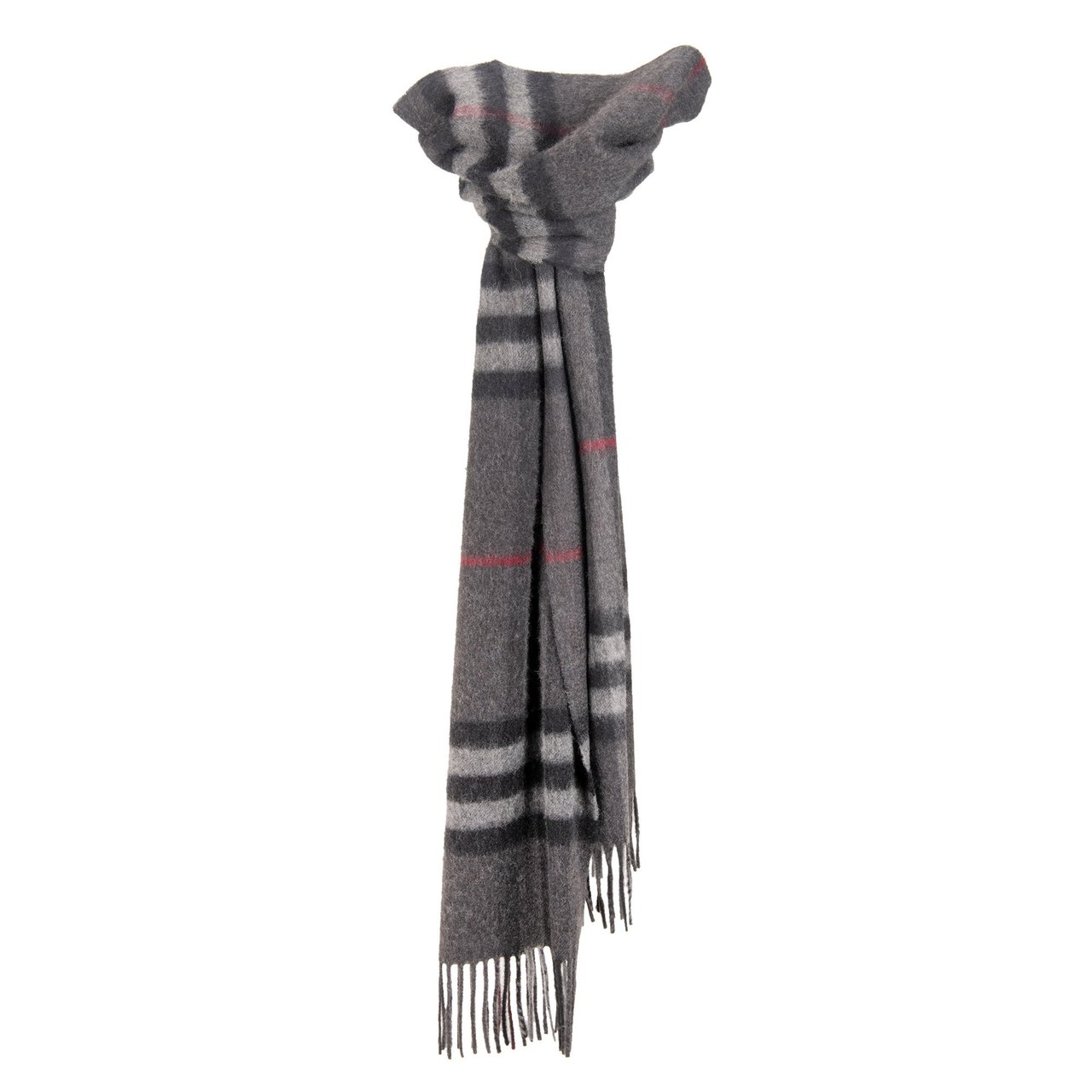 Burberry Women's Charcoal Cashmere Scarf (#1859344) - $399.99